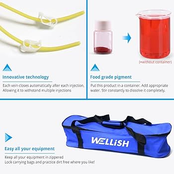 採血 静脈注射 練習キット 医療練習セット 未使用品 看護師トレーニングキット Amazon.co.jp: 採血静脈注射練習キット 採血静脈注射練習 人体